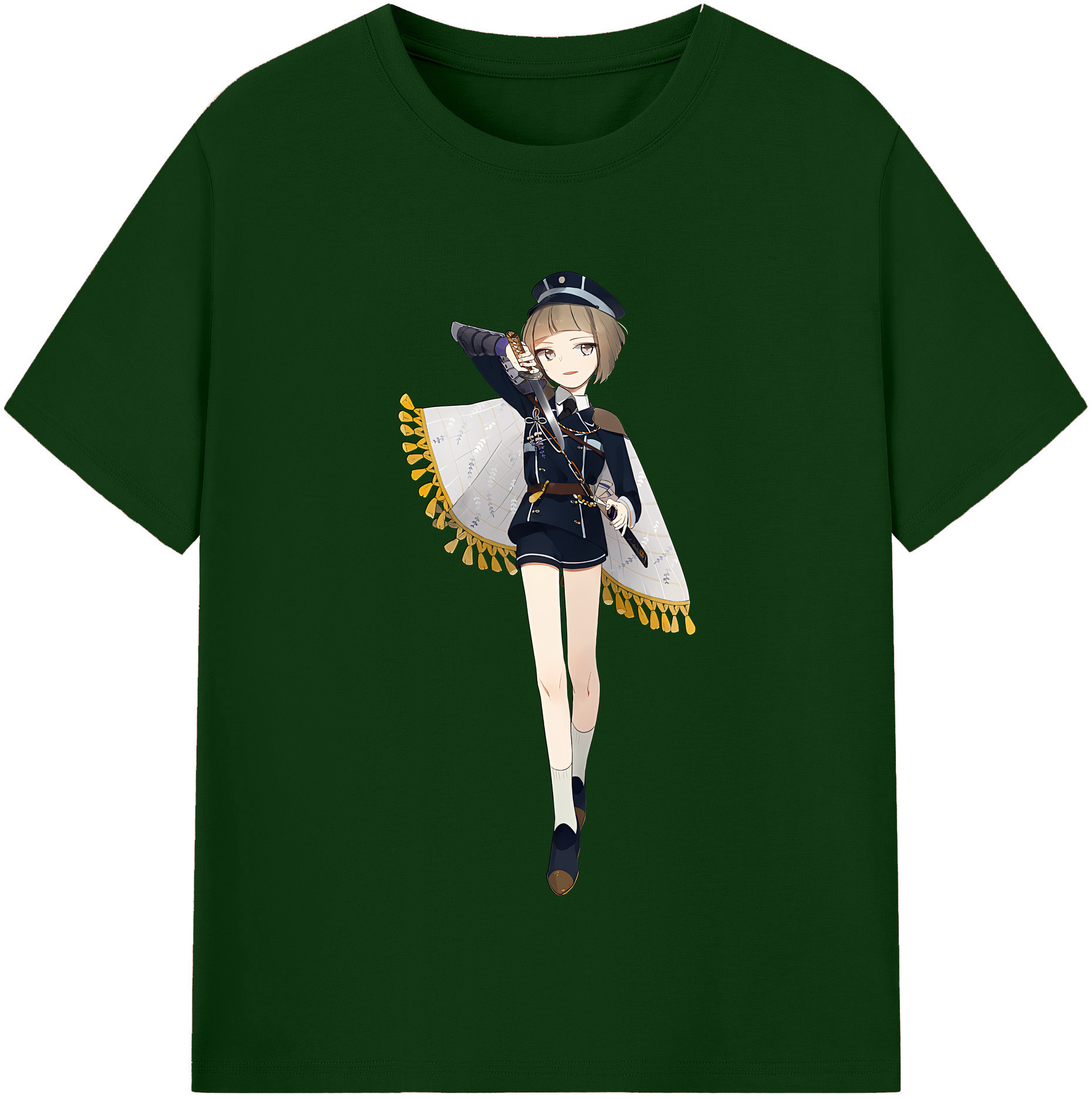 （画像用） 刀剣乱舞 Touken Ranbu 綿100％半袖Tシャツ（フロントプリント）
